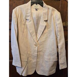 Linen Eddie Bauer Blazer, Size Women's XXL